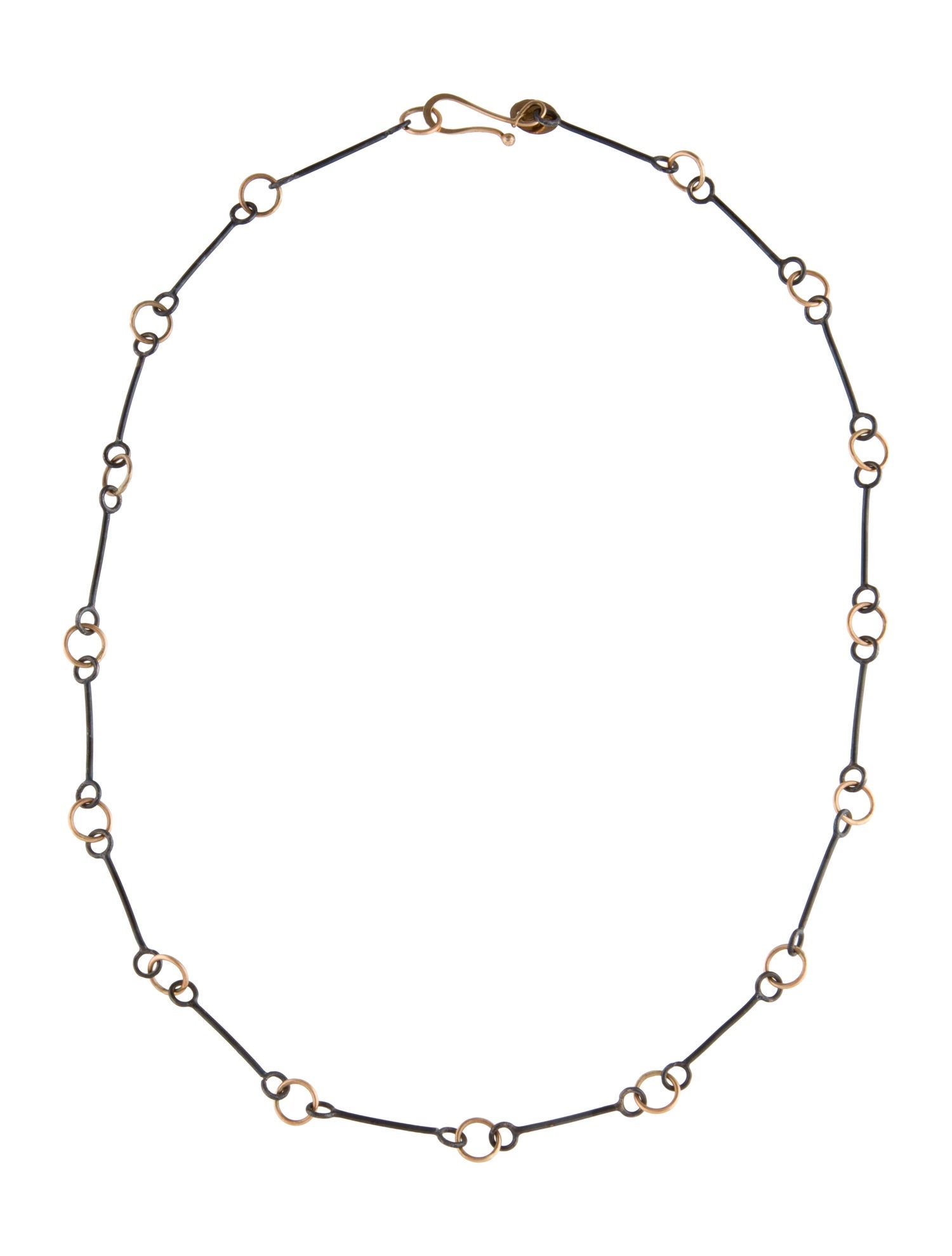 Melissa Joy Manning Two-Tone Station Necklace