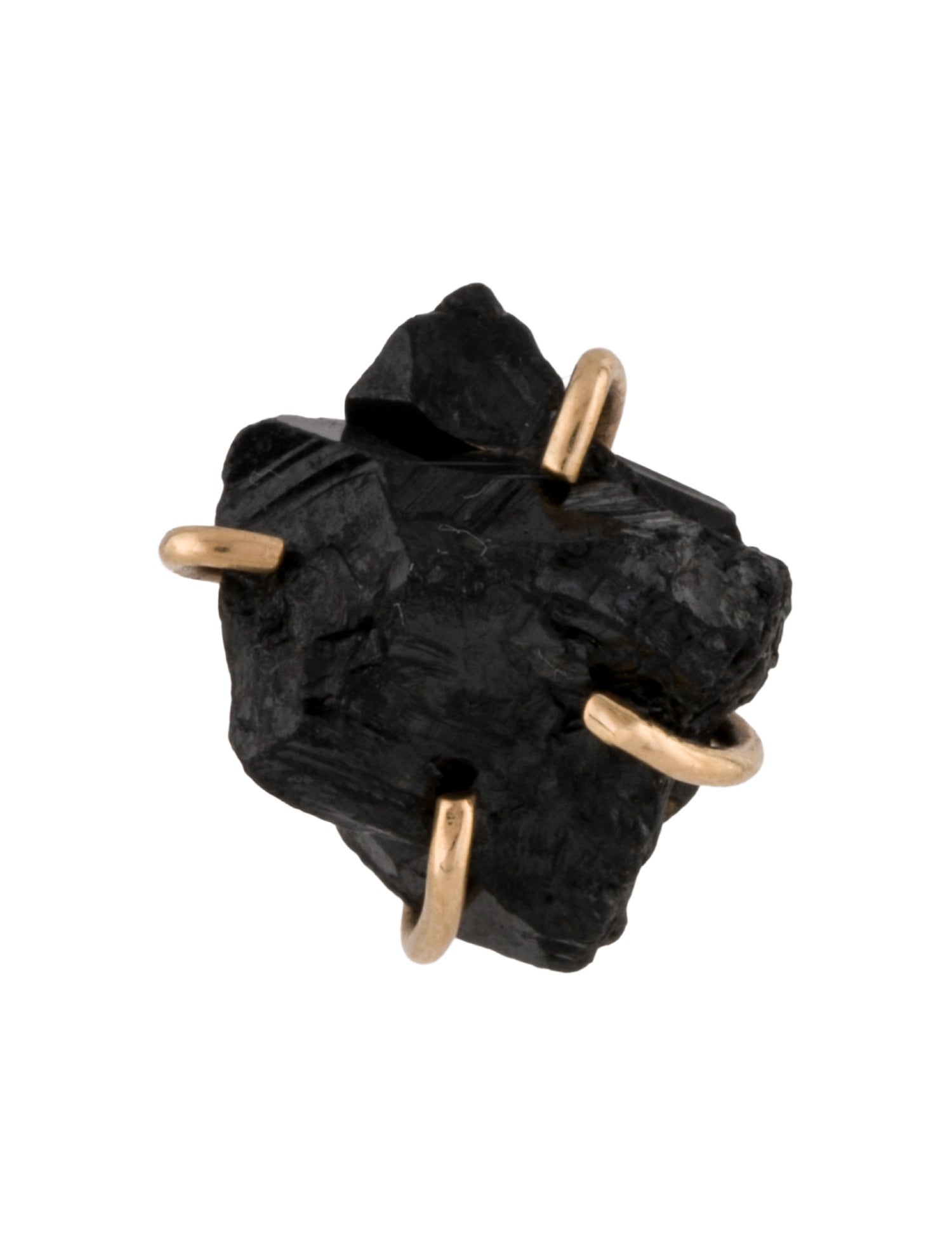 Melissa Joy Manning 14K Cassiterite Single Stud Earring