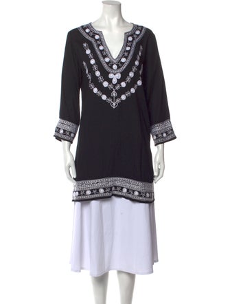 Mira Mikati Printed Midi Length Dress