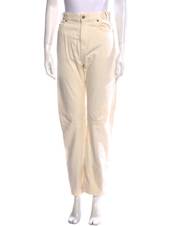 Mira Mikati High-Rise Straight Leg Jeans