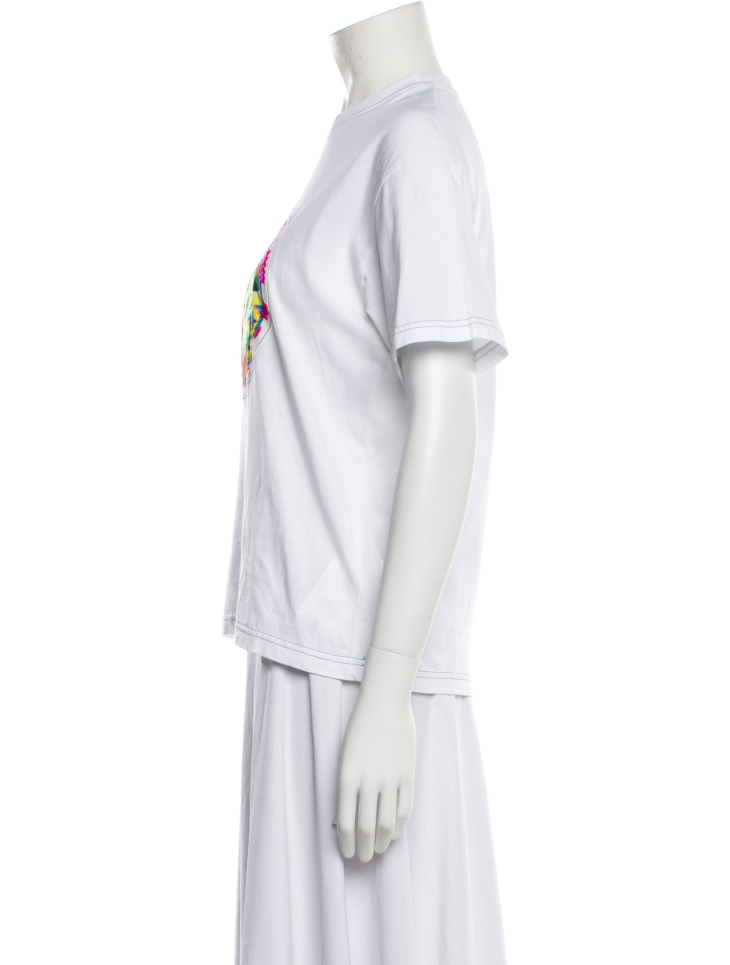 Mira Mikati Graphic Print Crew Neck T-Shirt w/ Tags