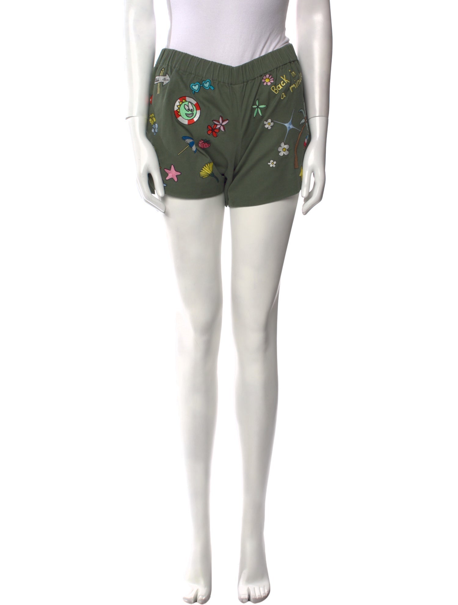 Mira Mikati Printed Mini Shorts