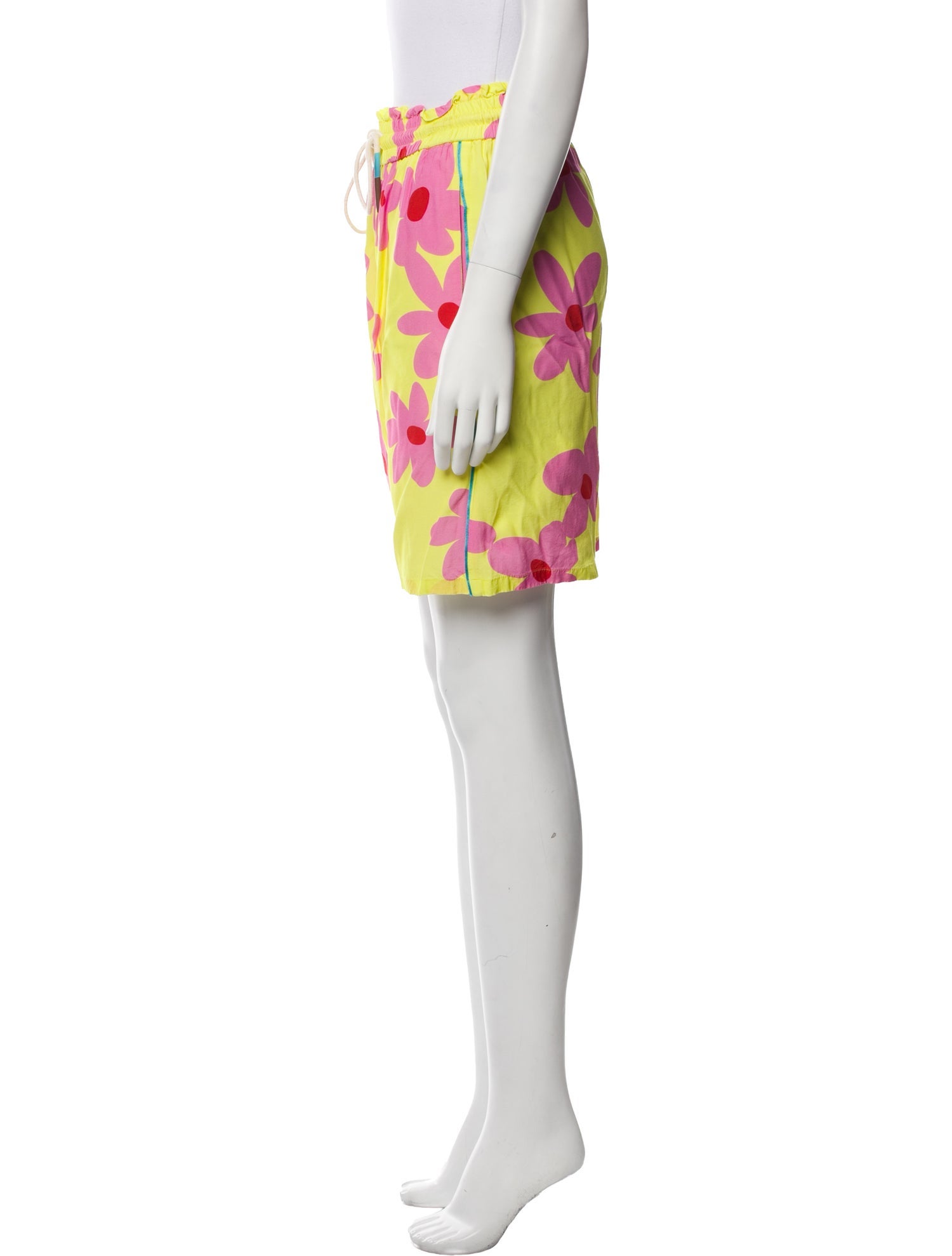 Mira Mikati Floral Print Ruffle Embellishment Pajamas