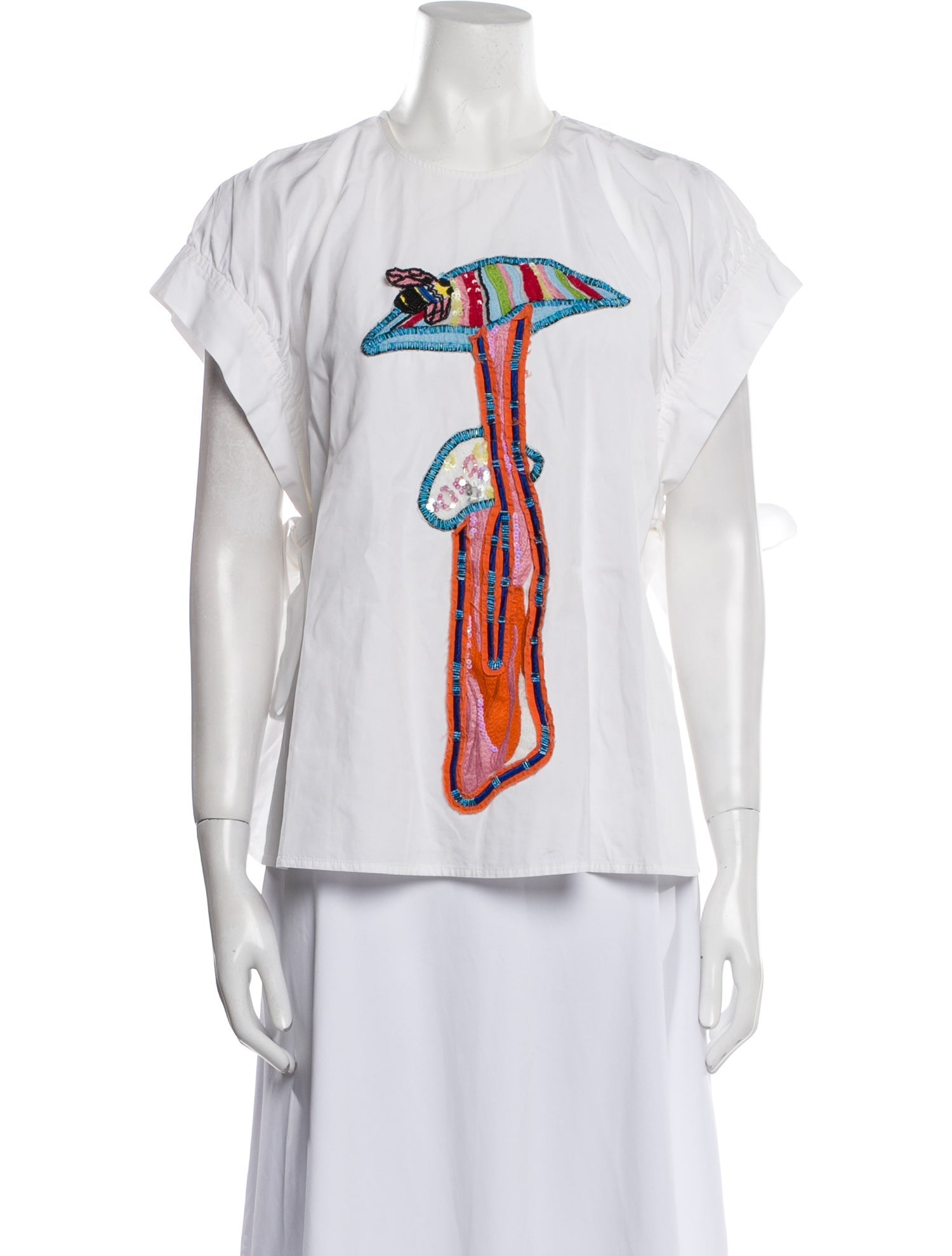 Mira Mikati Graphic Print Crew Neck T-Shirt