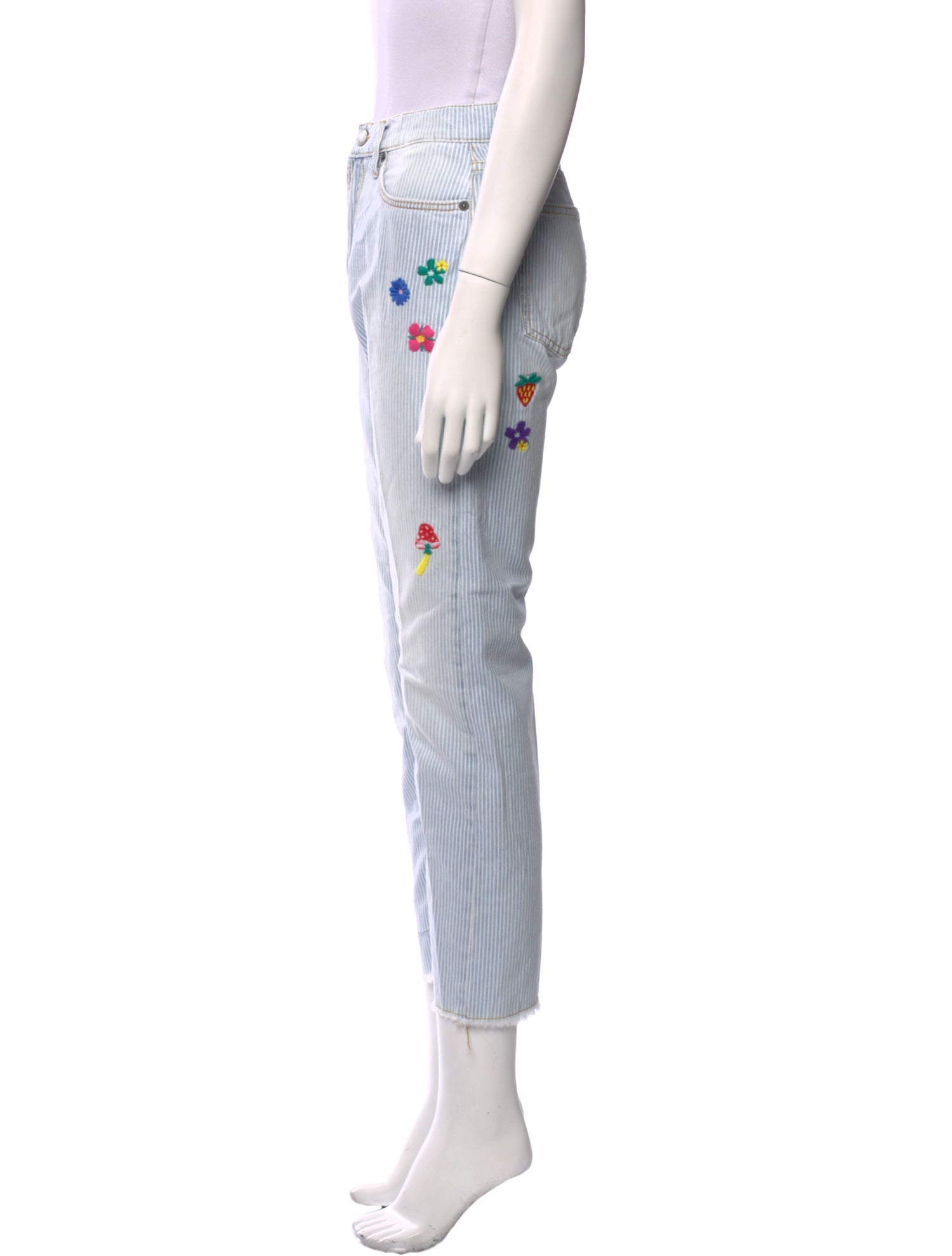 Mira Mikati Striped Straight Leg Pants