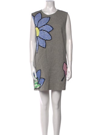 Mira Mikati Printed Mini Dress