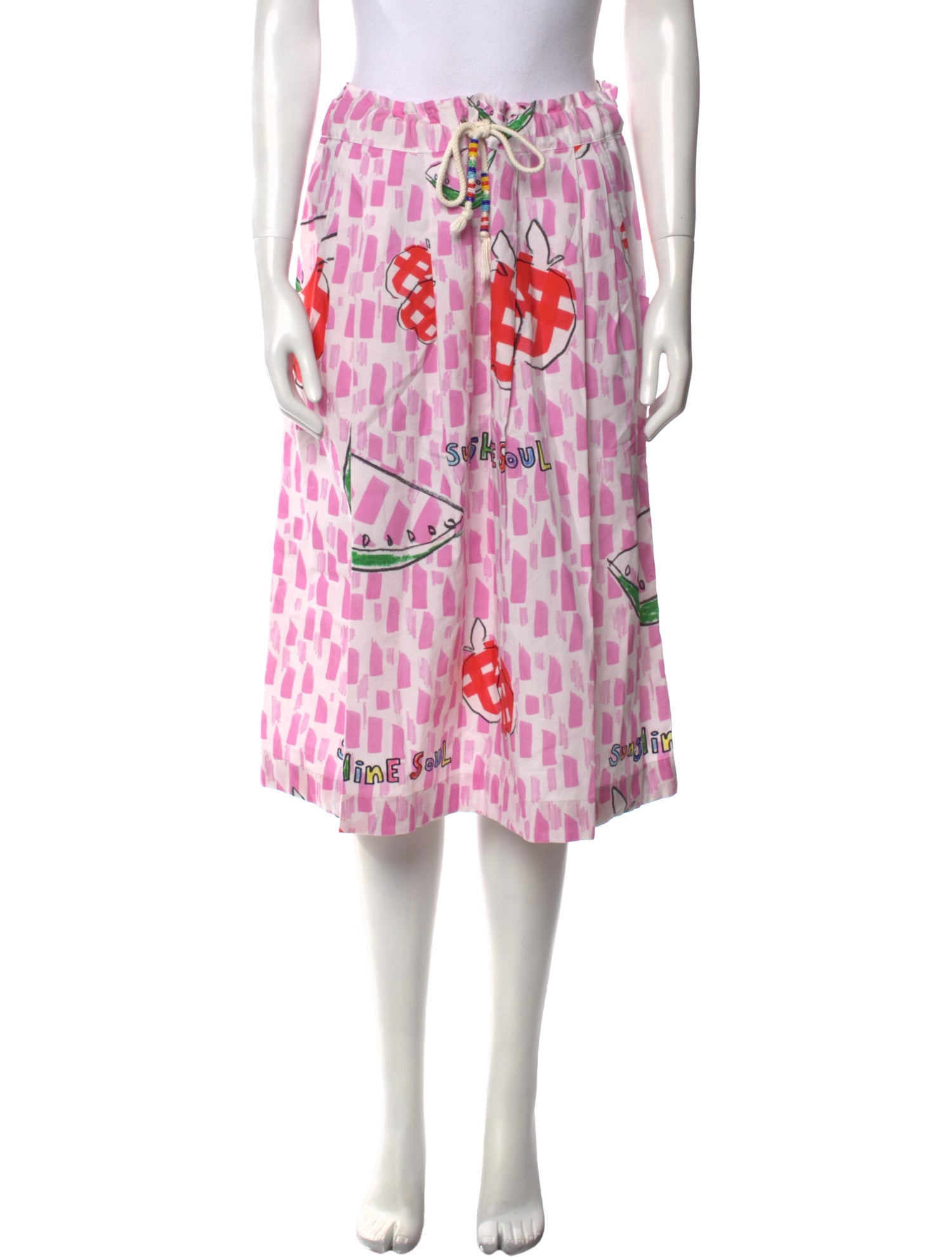 Mira Mikati Printed Midi Length Skirt