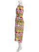 Mira Mikati Linen Midi Length Dress