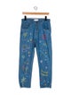 Mira Mikati Mid-Rise Straight Leg Jeans