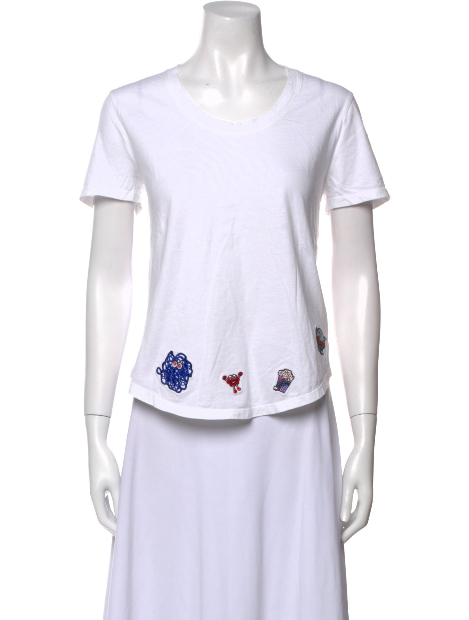 Mira Mikati Graphic Print Scoop Neck T-Shirt