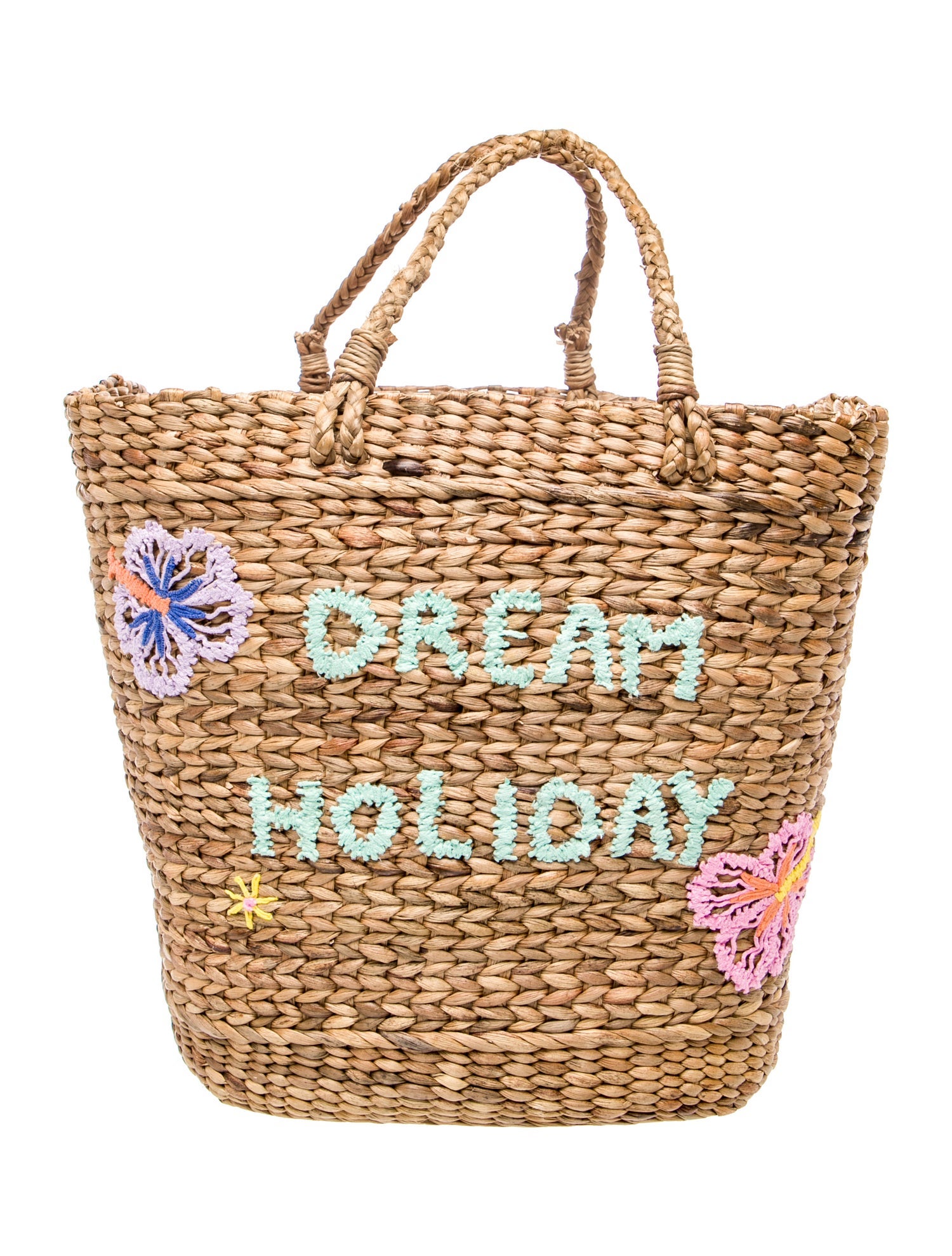 Mira Mikati Raffia Bucket Bag