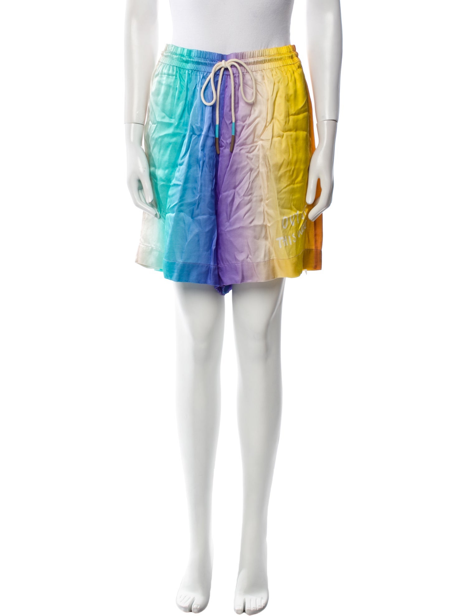 Mira Mikati Tie-Dye Print Knee-Length Shorts