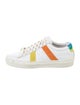 Mira Mikati Leather Colorblock Pattern Sneakers