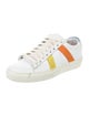 Mira Mikati Leather Colorblock Pattern Sneakers