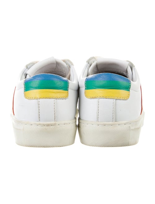 Mira Mikati Leather Colorblock Pattern Sneakers