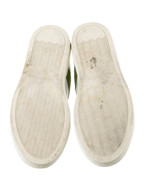 Mira Mikati Leather Colorblock Pattern Sneakers