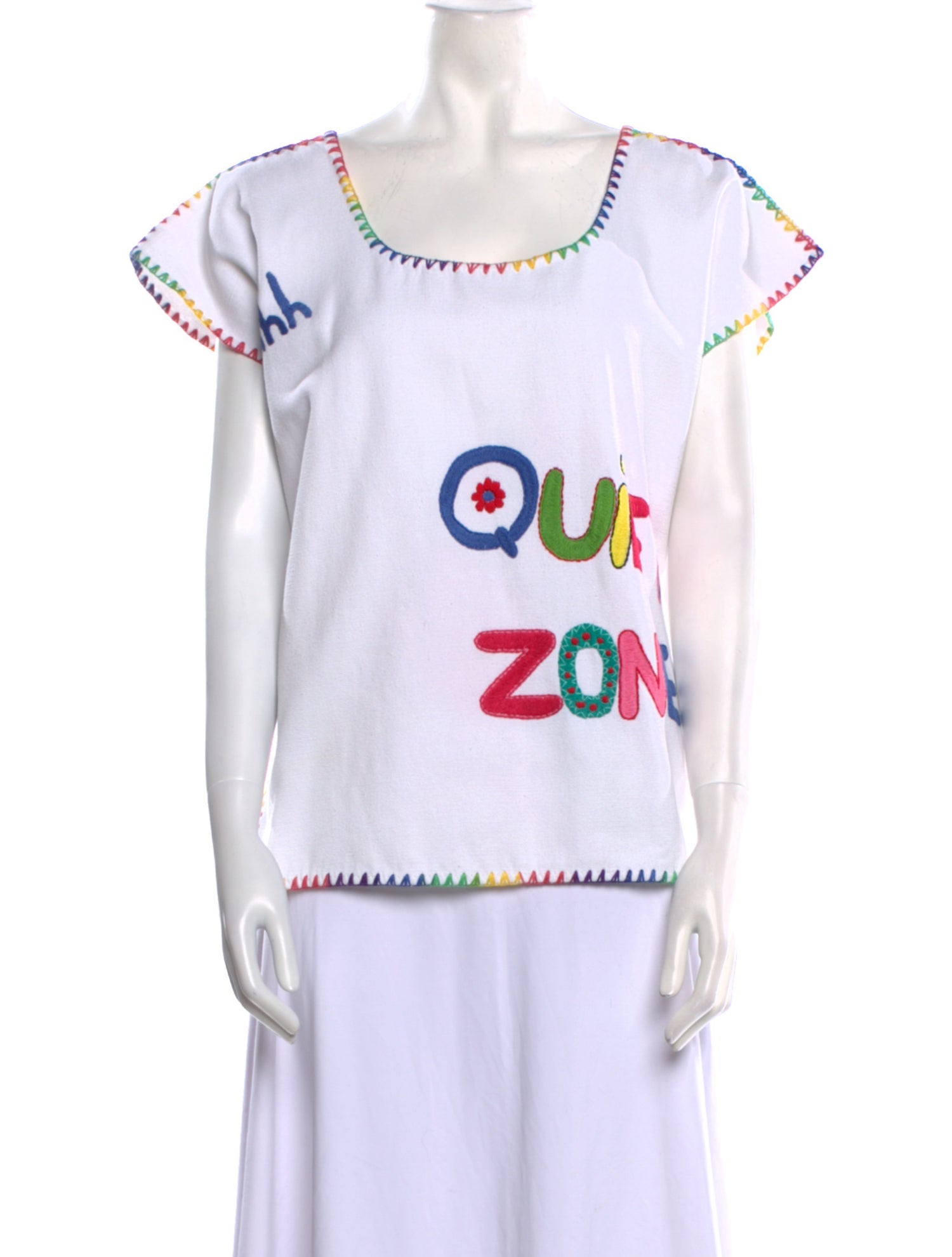 Mira Mikati Graphic Print Scoop Neck T-Shirt