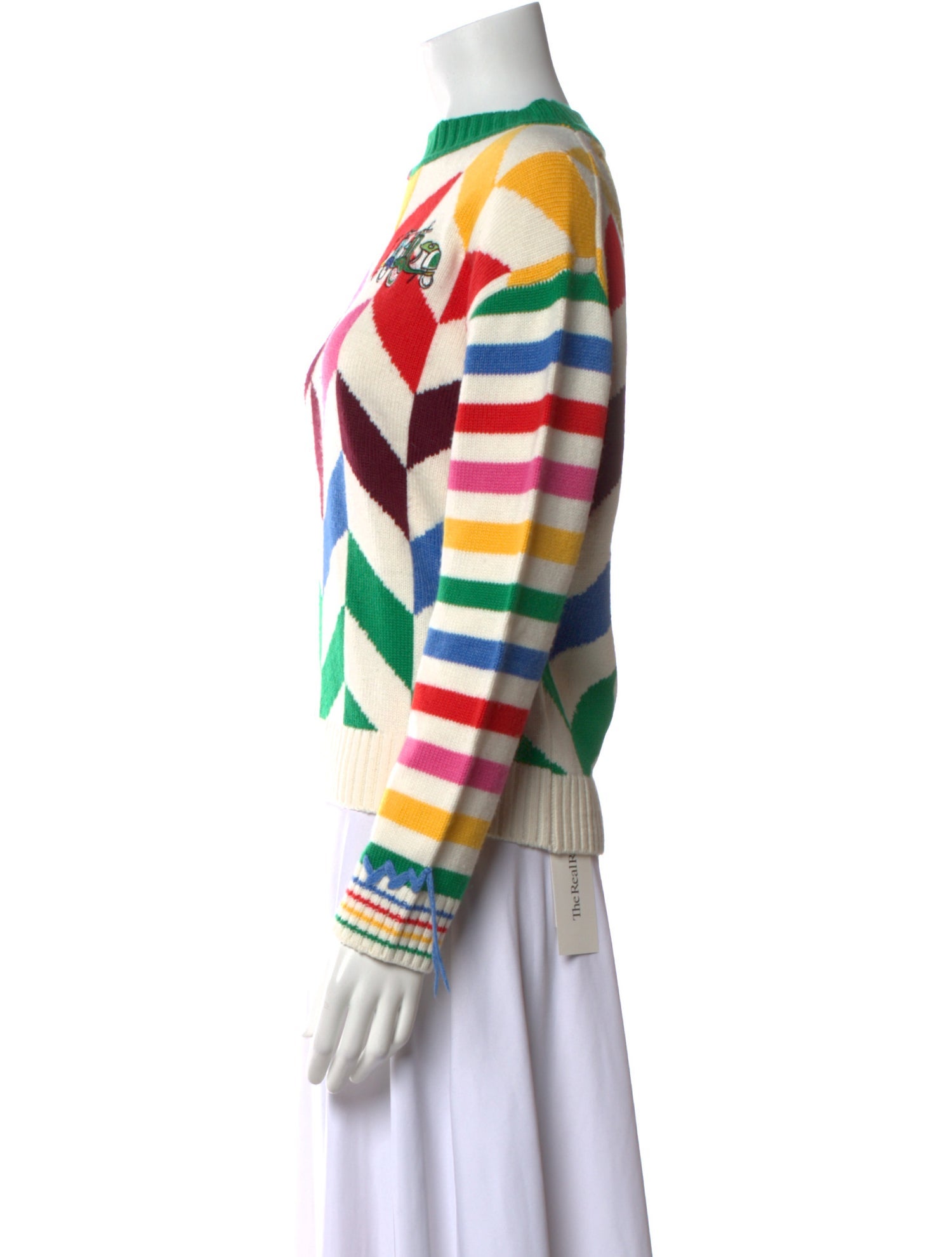Mira Mikati Wool Printed Sweater