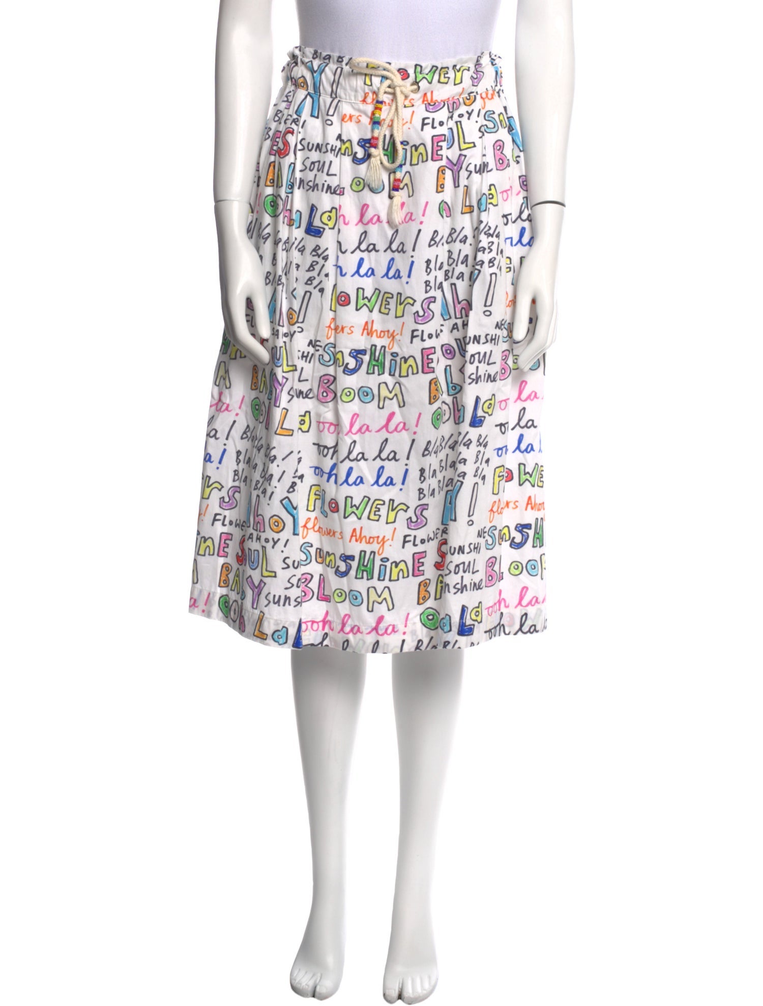 Mira Mikati Printed Knee-Length Skirt