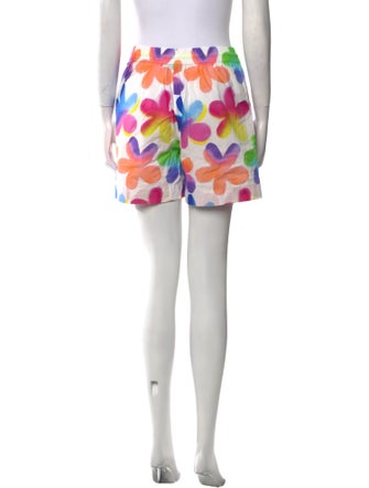 Mira Mikati Floral Print Mini Shorts