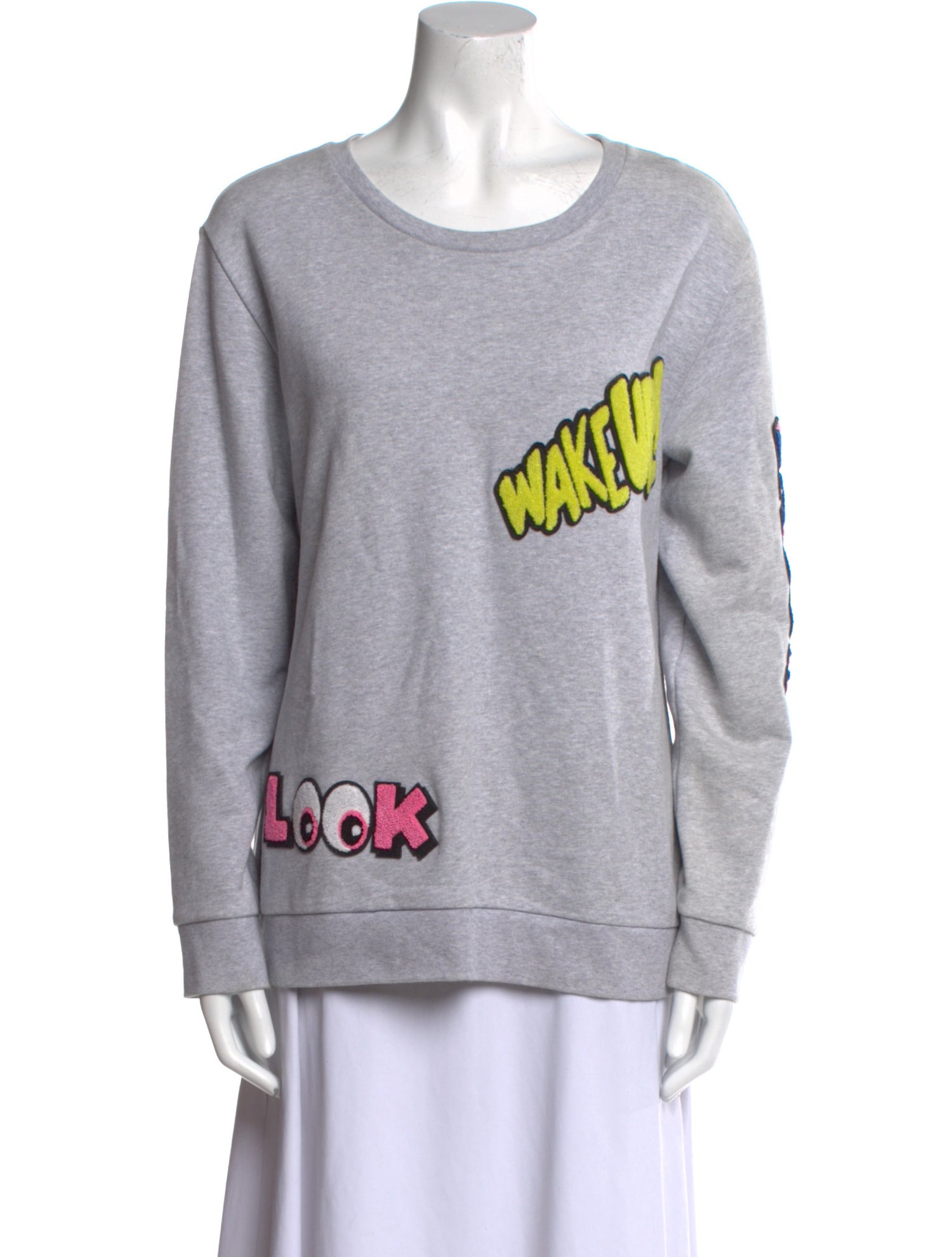 Mira Mikati Graphic Print Crew Neck Sweatshirt