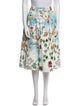 Mira Mikati Printed Knee-Length Skirt