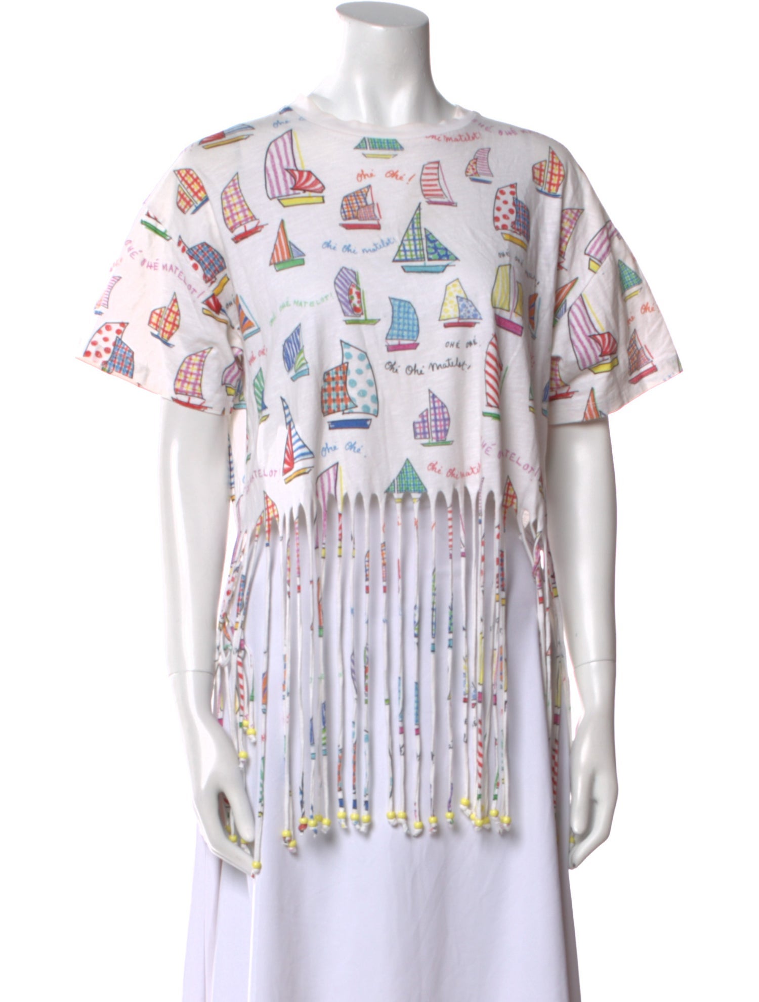 Mira Mikati Graphic Print Scoop Neck T-Shirt