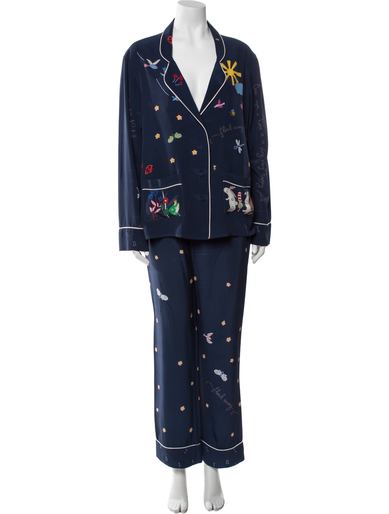 Mira Mikati Silk Printed Pant Set