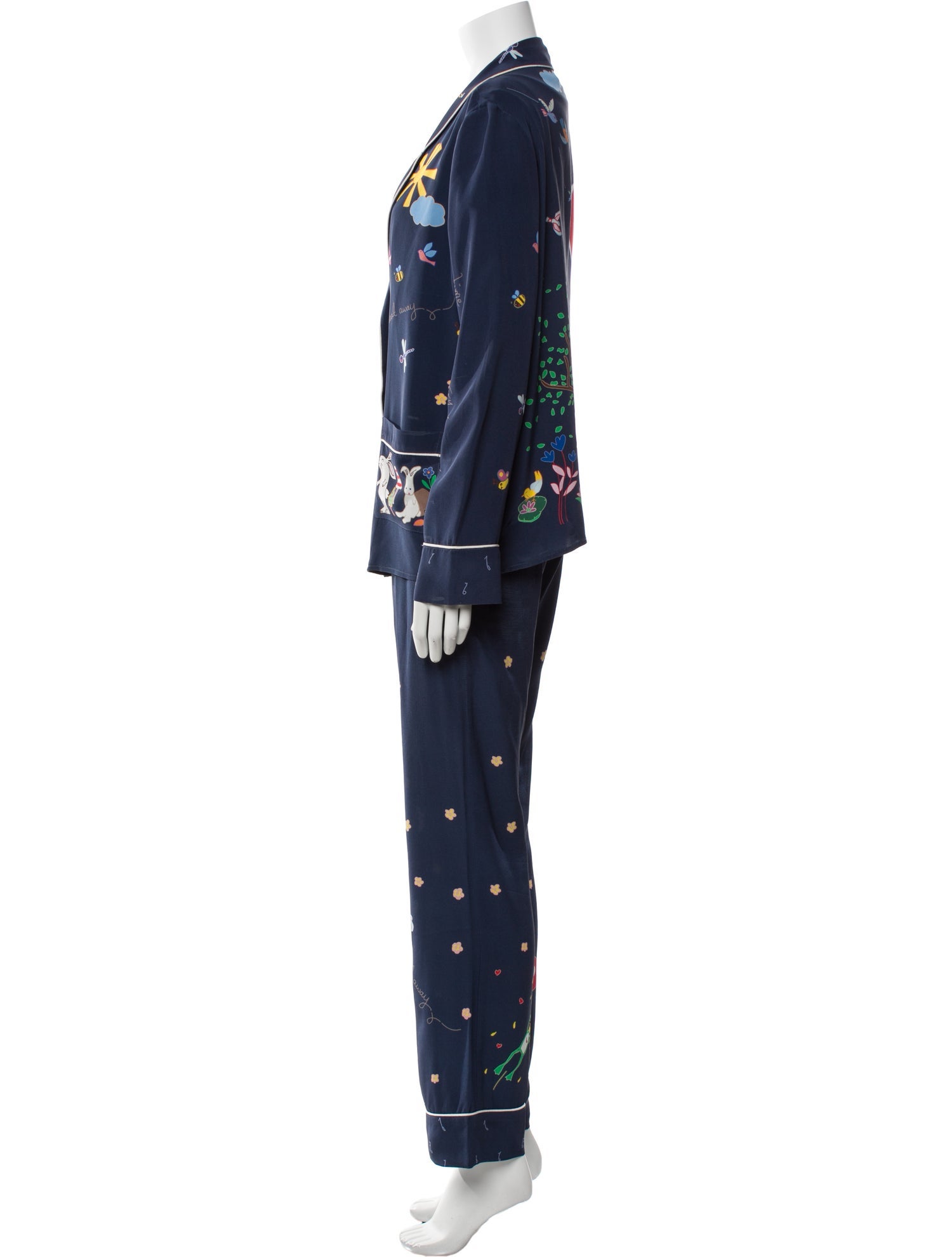 Mira Mikati Silk Printed Pant Set