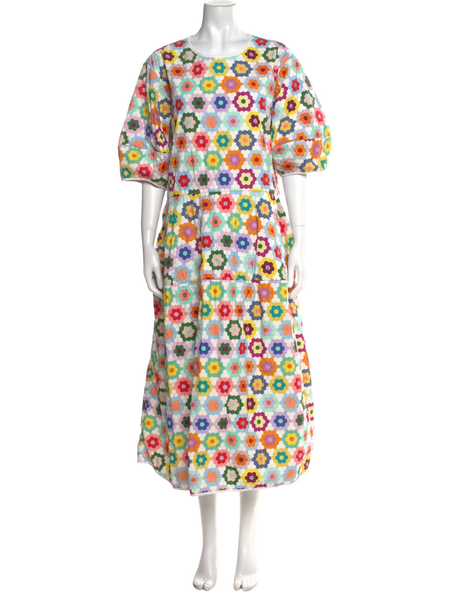 Mira Mikati Floral Print Long Dress