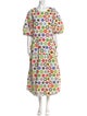 Mira Mikati Floral Print Long Dress