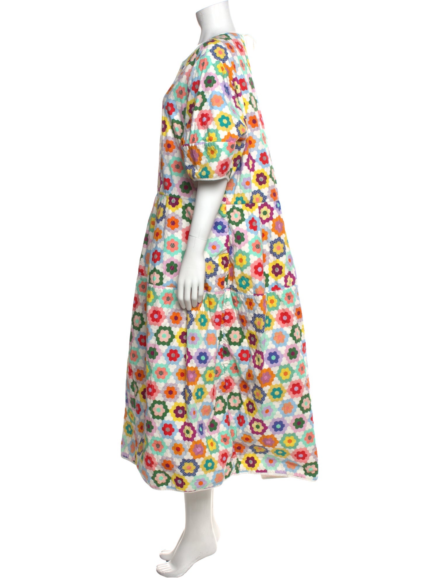 Mira Mikati Floral Print Long Dress