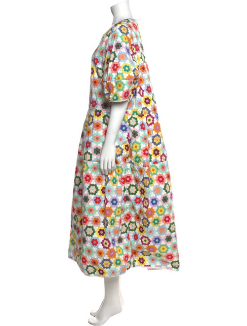 Mira Mikati Floral Print Long Dress