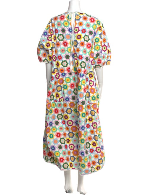 Mira Mikati Floral Print Long Dress