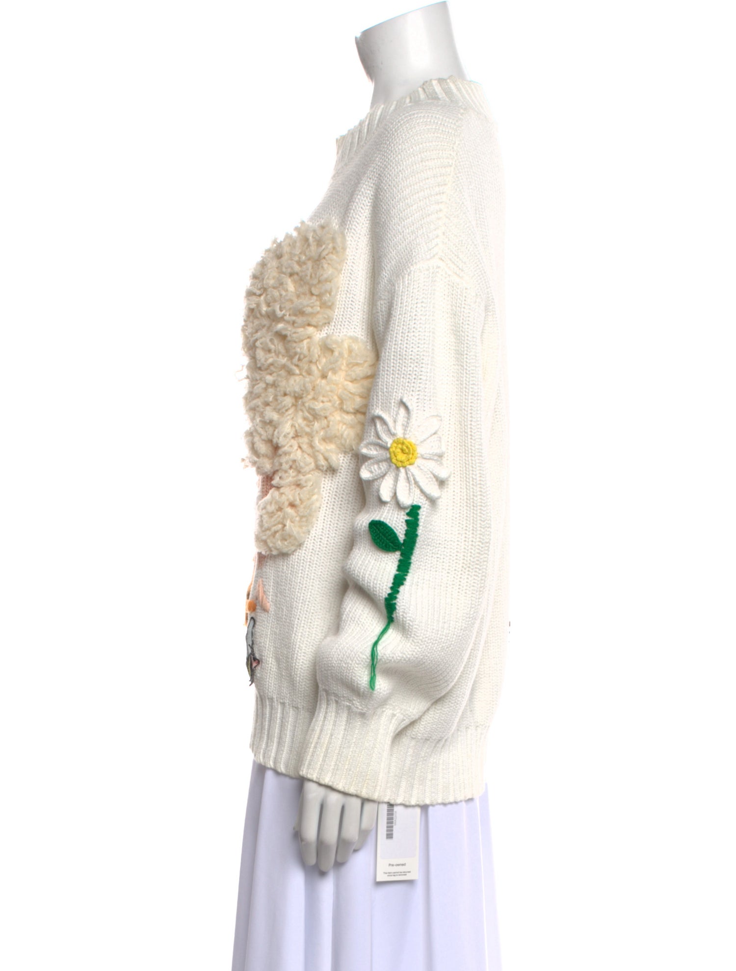 Mira Mikati Printed Crew Neck Sweater