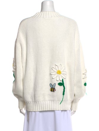 Mira Mikati Printed Crew Neck Sweater