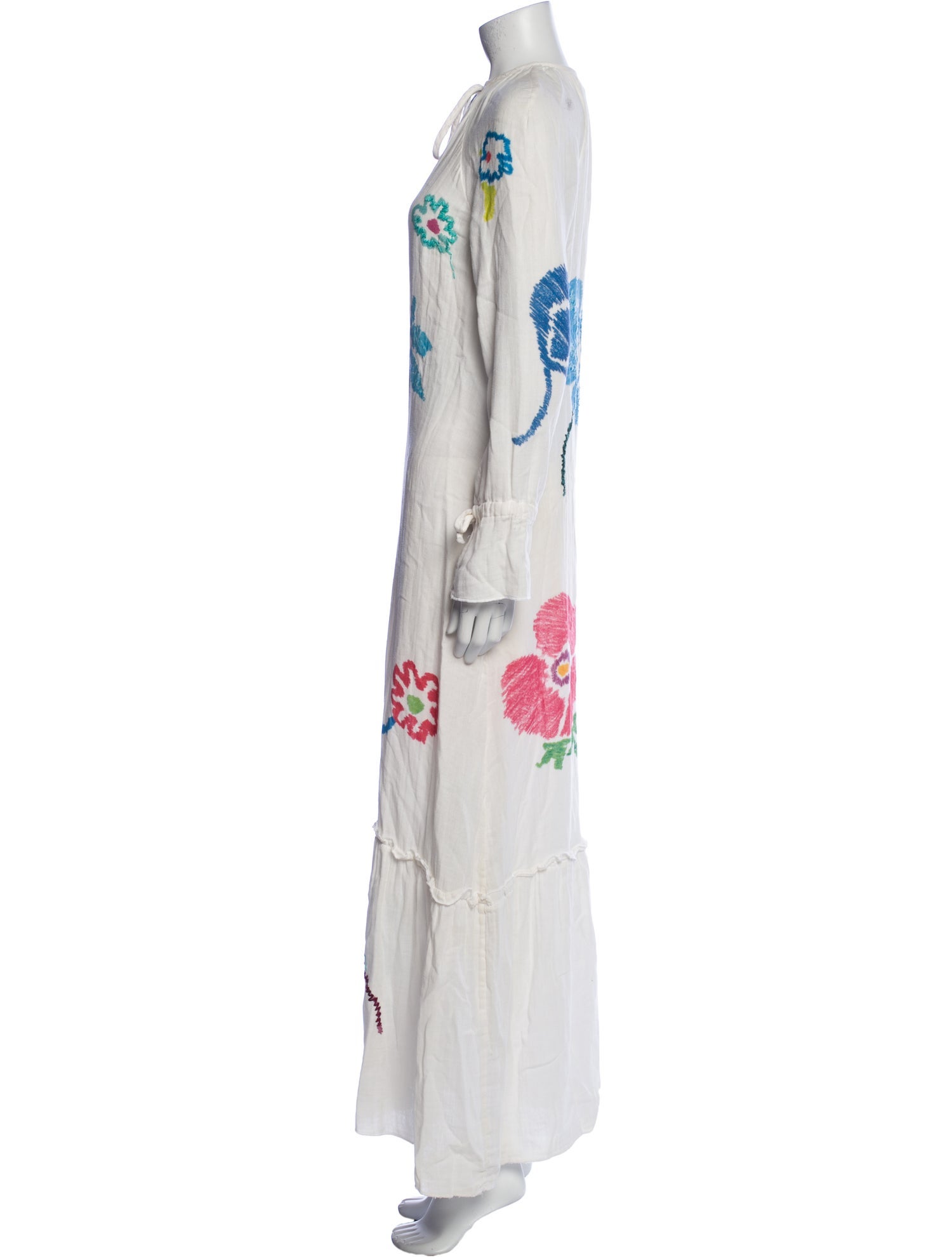 Mira Mikati Floral Print Long Dress