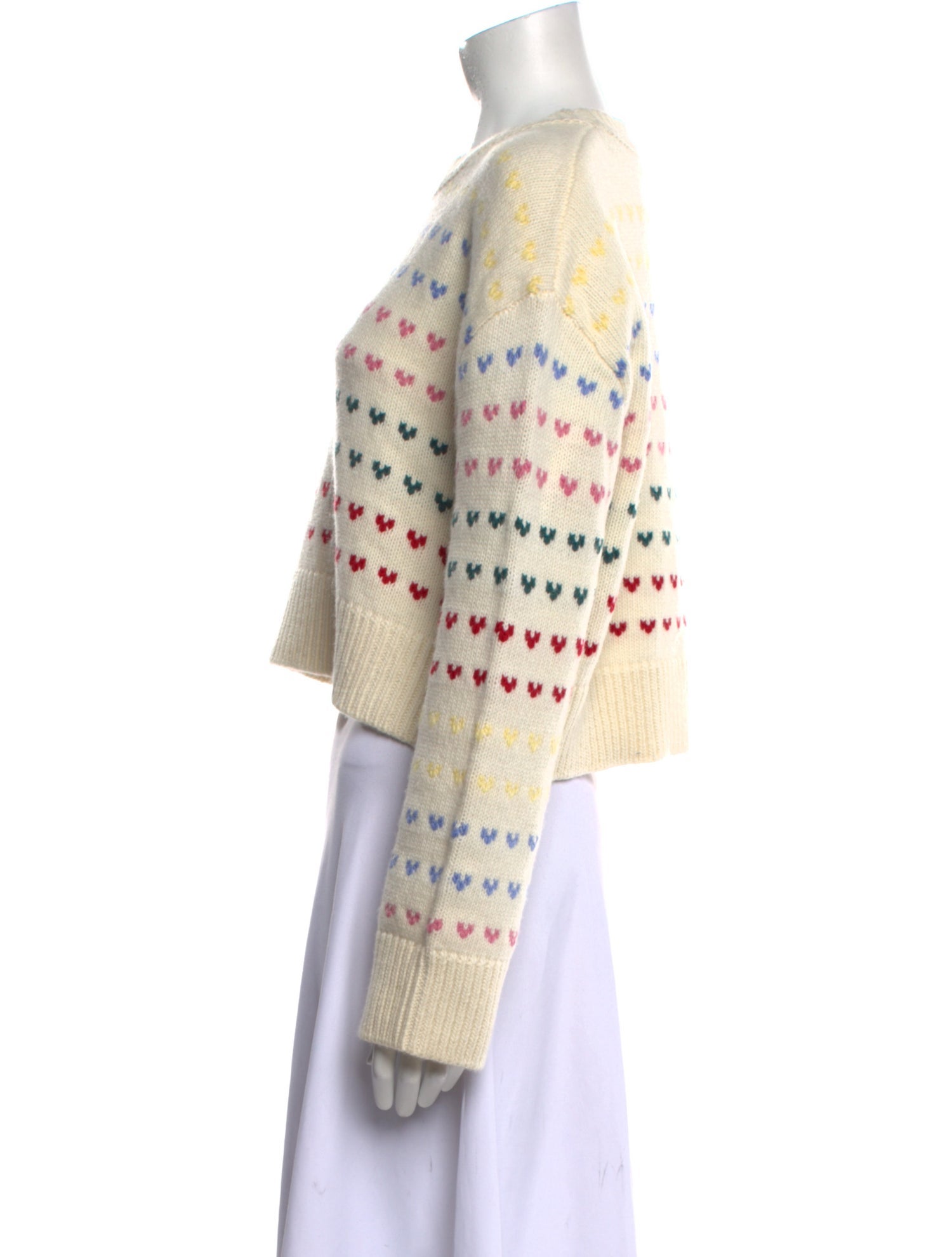 Mira Mikati Wool Striped Sweater