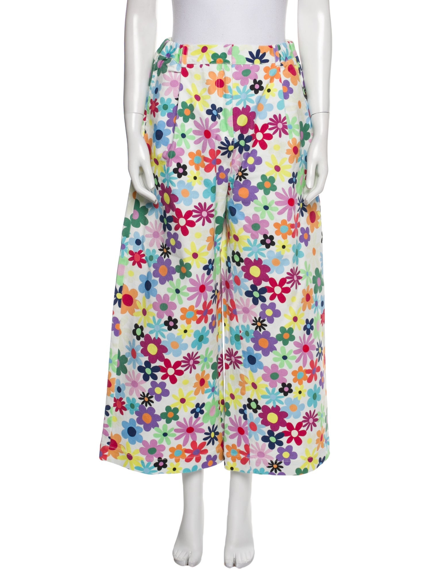 Mira Mikati Floral Print Wide Leg Pants