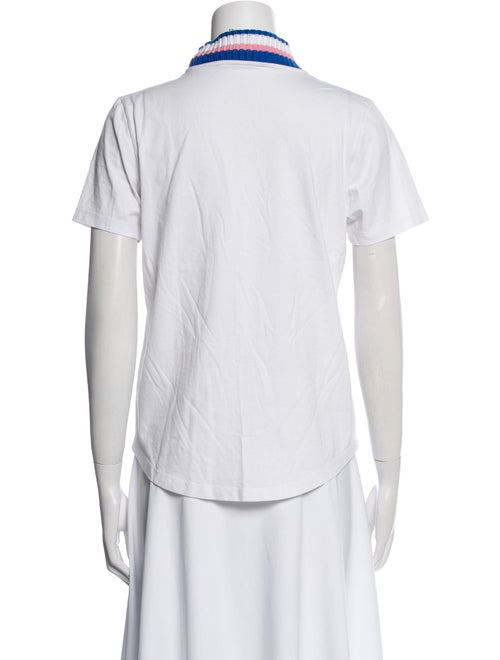 Mira Mikati Graphic Print Mock Neck T-Shirt