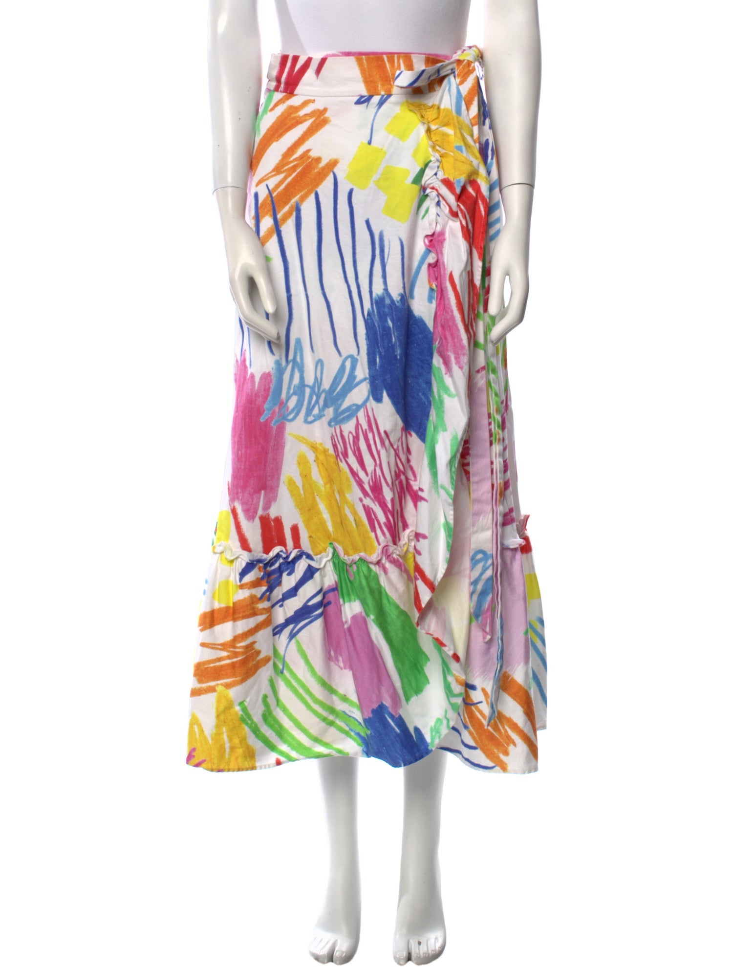 Mira Mikati Printed Midi Length Skirt