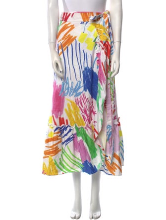 Mira Mikati Printed Midi Length Skirt