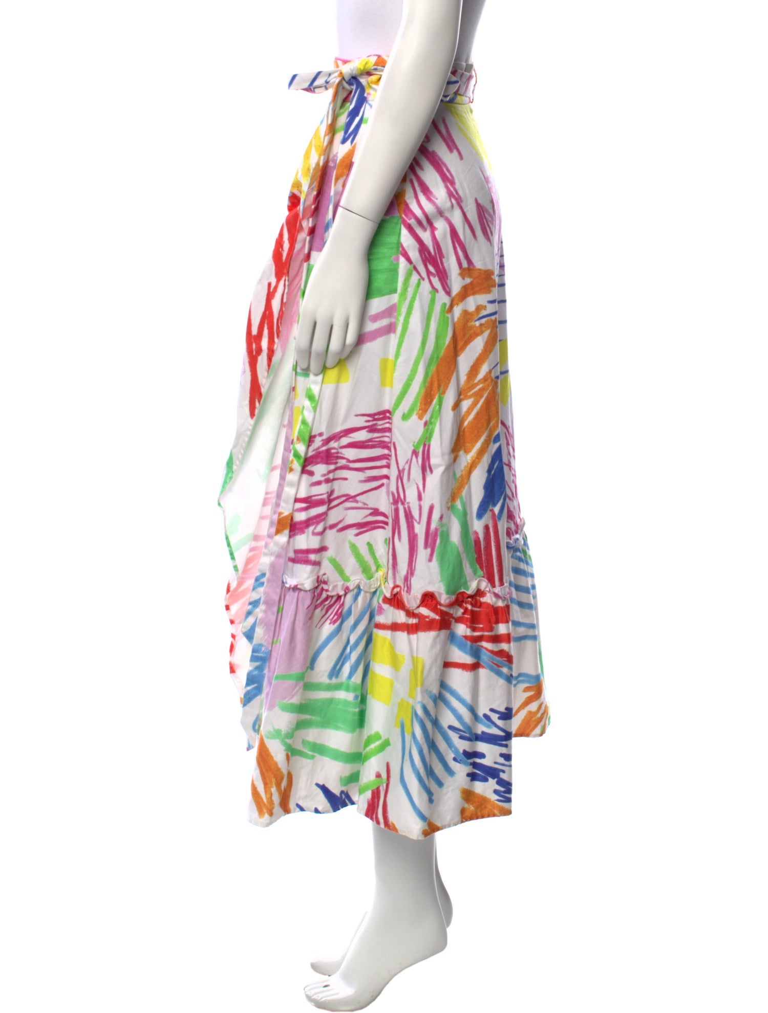 Mira Mikati Printed Midi Length Skirt