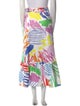 Mira Mikati Printed Midi Length Skirt