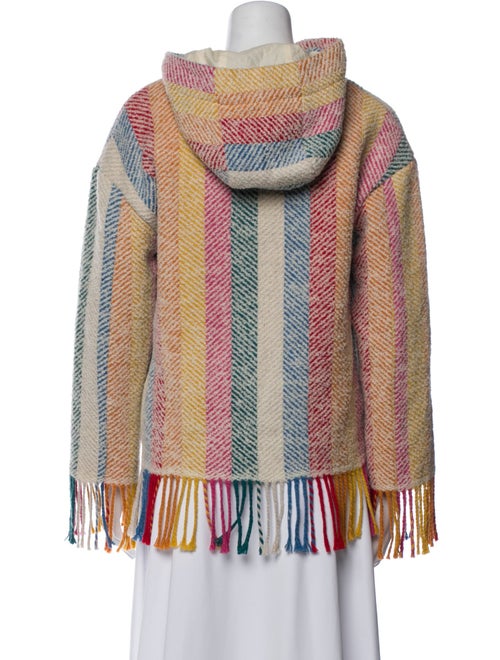 Mira Mikati Wool Plaid Print Jacket