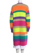 Mira Mikati Striped V-Neck Sweater