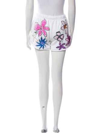 Mira Mikati Graphic Print Mini Shorts