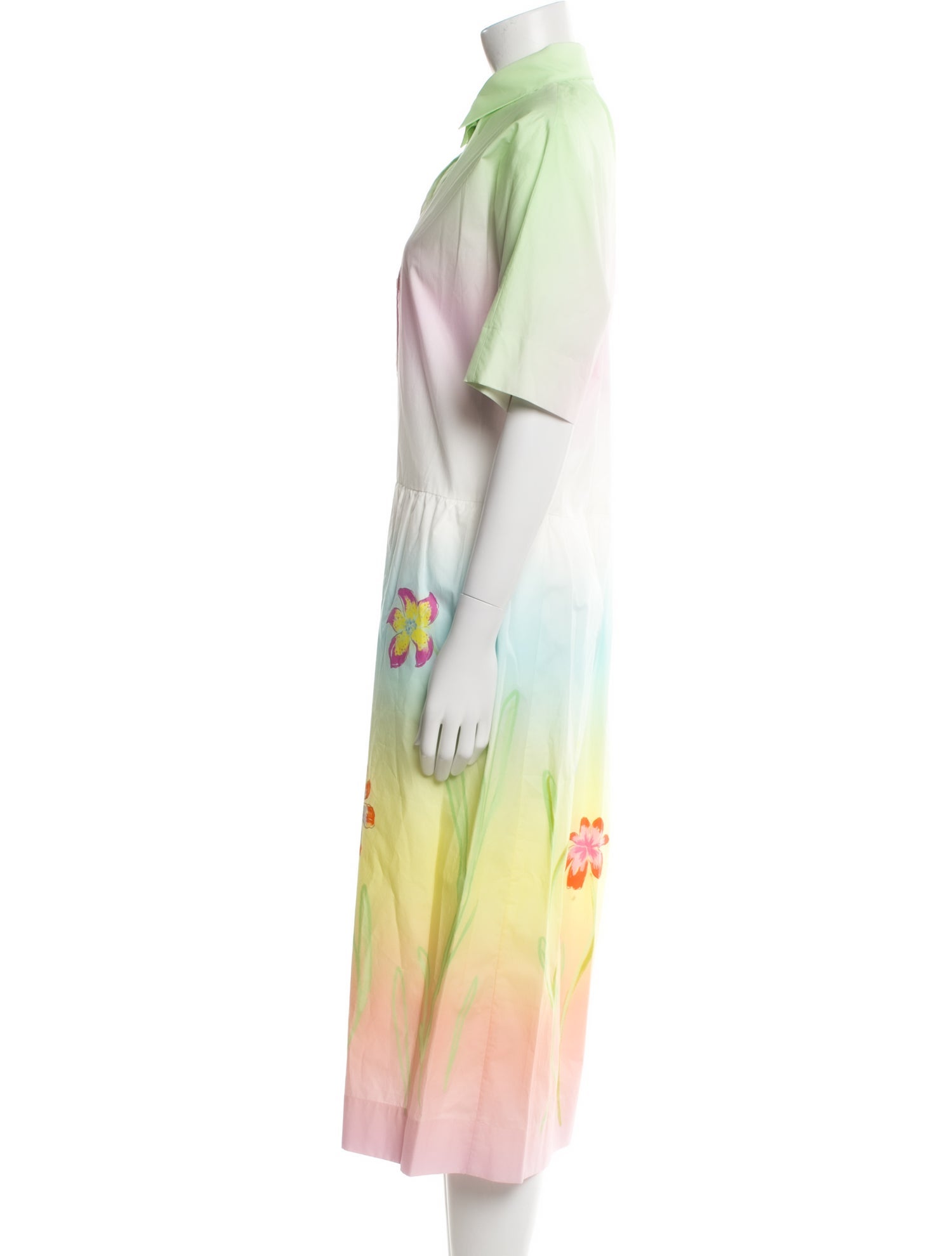 Mira Mikati Floral Print Long Dress