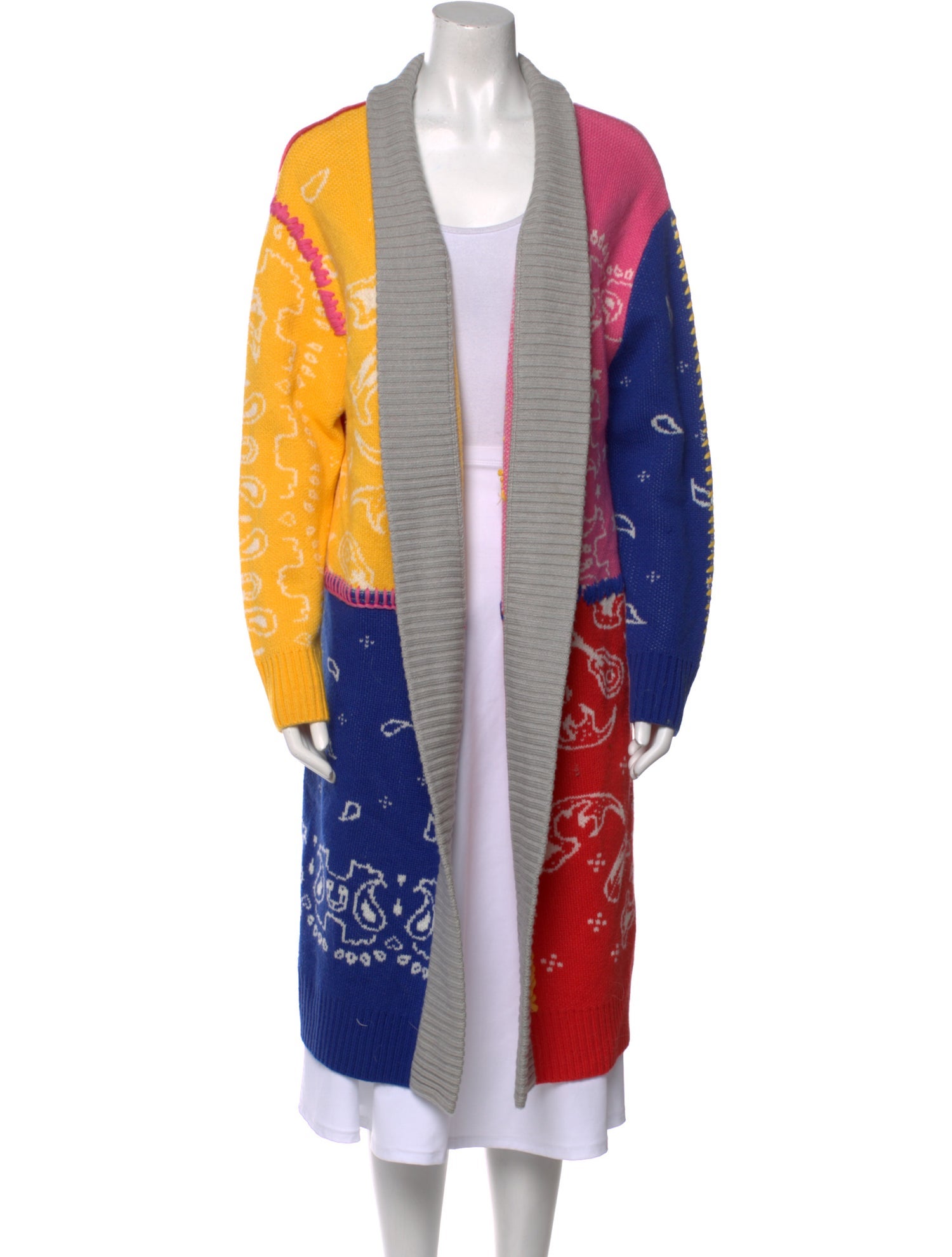 Mira Mikati Wool Printed Sweater