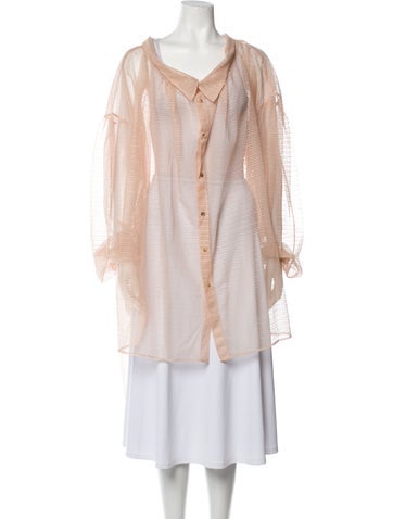 Meadham Kirchhoff Tops V-Neck Long Sleeve Tunic US 8 | M